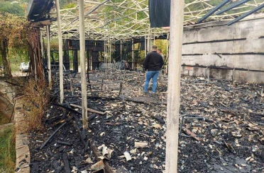 Osmaniye’de ahşap alabalık tesisi alevlere teslim oldu 