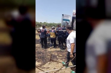 Osmaniye’de anız yangını meyve bahçelerine sıçradı: 1 kişi hastanelik oldu 