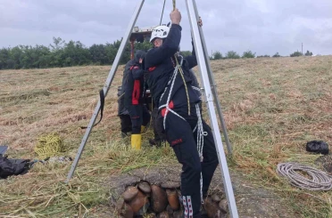 Osmaniye’de içme suyu kuyusuna düşen tilki kurtarıldı 