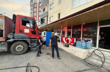 Osmaniye’de iş yeri yangını 