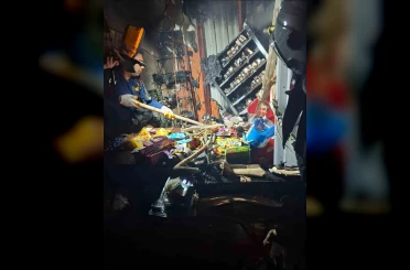 Osmaniye’de markette çıkan yangın söndürüldü 