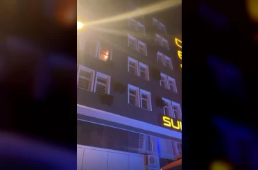 Otel odasındaki yangın itfaiye ve 112’yi alarma geçirdi 