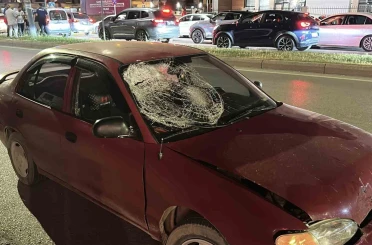 Otomobil ile motosiklet çarpıştı:1 yaralı 