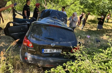Otomobil şarampole devrildi: 1 yaralı 