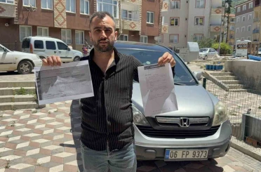 Otomobilin üç önceki sahibinin cezası yeni sahibinin başını ağrıttı 