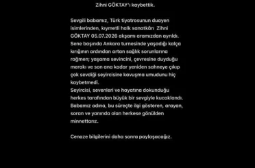 Oyuncu Zihni Göktay hayatını kaybetti 