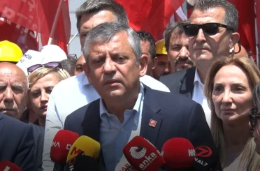 Özgür Özel: "Son kuruş ödenene, haklarını alana kadar madencilerin arkasındayız" 