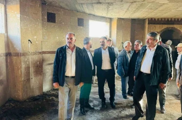 Patnos’ta seyir tepesi çalışmaları yerinde incelendi 