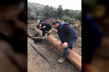 Payas’ta içme suyu hattı hızla onarıldı 