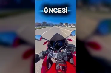 Paylaşım uğruna akan trafikte 177 kilometre hız yapan sürücüye 55 bin TL ceza 