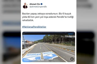 Pendik Belediye Başkanı Ahmet Cin’den Mansur Yavaş’a dikkat çeken "yol" göndermesi 