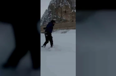 Peribacaları arasında kayak keyfi 