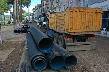Perşembe’de 3 bin 500 metrelik yağmur suyu hattı yapılıyor
