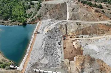 Petekli Göleti’nde çalışmalar sürüyor
