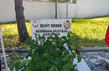 PKK’nın şehit ettiği 11 aylık Bedirhan bebek ve annesi unutulmadı 
