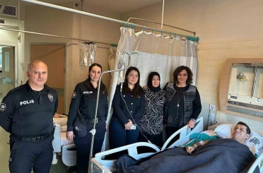 POLDER’den hastanede moral ziyareti 