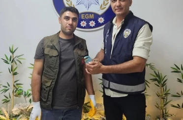 Polis ekiplerinin bulduğu yaralı gökkuzgun koruma altına alındı 