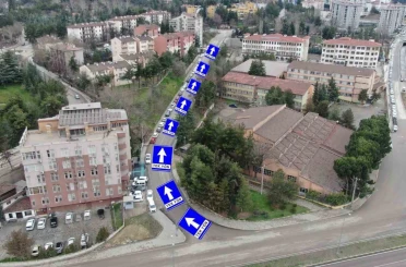 Polis evi istikametindeki Fatih Caddesi tek yön oldu 