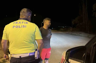 Polis uygulamasını görünce aracını park etti: 1.24 promil alkollü çıktı 