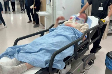 Polisten kaçan motosiklet sürücüsü kaza yaparak yaralandı 