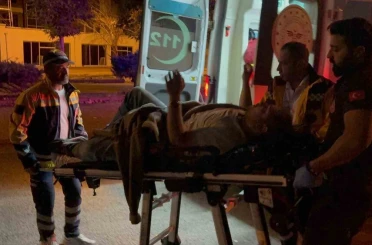 Polisten kaçan motosikletli kaza yapmış halde bulundu 