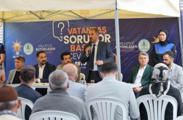 Pursaklar Belediye Başkanı Çetin vatandaşlarla bir araya geldi 