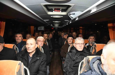 Pursaklar Belediyesi ‘Şeb-i Arus Haftası’ dolayısıyla ilk kafileyi yola çıkarttı 