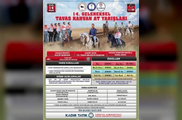 Rahvan atlar 14. kez Tavas Ovasında koşacak 