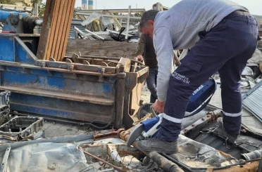 Refahiye’de itfaiye personeline trafik kazalarına müdahale eğitimi 