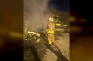 Reyhanlı’da ev yangını 