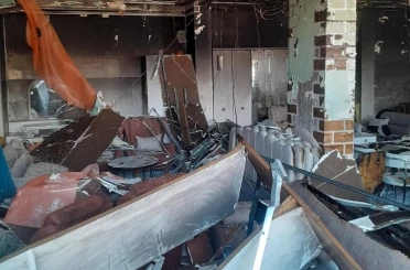 Reyhanlı’da iş yeri alevlere teslim oldu 