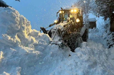 Rize’de 63 köye kar nedeniyle ulaşım sağlanamıyor 