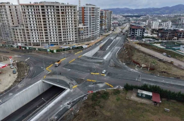 RTE Bulvarı’nın iki önemli bağlantı yolu trafiğe açıldı 
