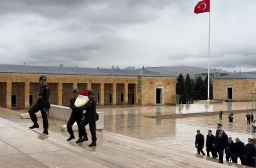 Rusya’nın Ankara Büyükelçisi Vershinin’den Anıtkabir’e ziyaret 