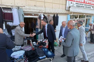 Saadet Partisi heyetinden Yahyalı’da esnaf ziyaretleri 