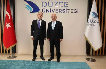 Sağlık Müdürü Yılmaz’dan Rektör Nedim Sözbir’e tebrik
