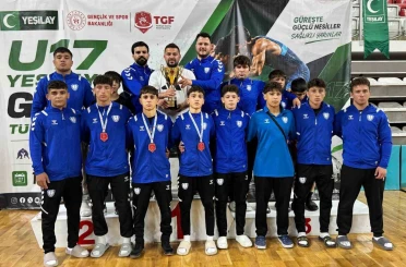 Şahinbeyli güreşçilerden Türkiye Kupası’nda büyük başarı 