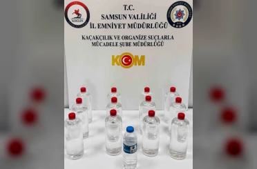 Sahte alkol operasyonu: 12 litre etil alkol ele geçirildi 