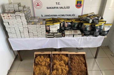 Sakarya’da on binlerce makaron ele geçirildi 