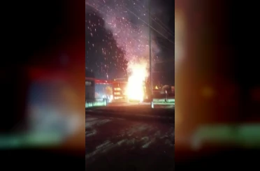 Sakarya’da OSB girişinde korkutan yangın 