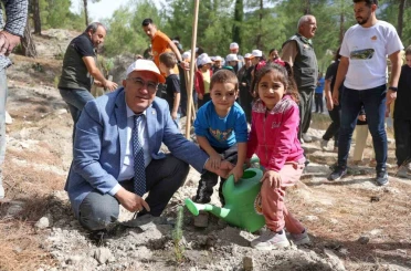 Sakin şehir Çameli’nin minik elleri doğaya büyük nefes verdi 