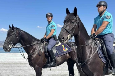 Salda Gölünün güvenliğini atlı birlikler sağlayacak 