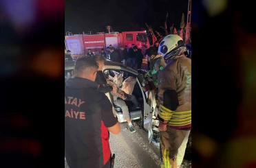 Samandağ’da trafik kazası : 6 yaralı 