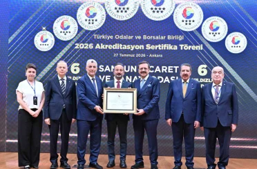 Samsun TSO’nun akreditasyon gururu 