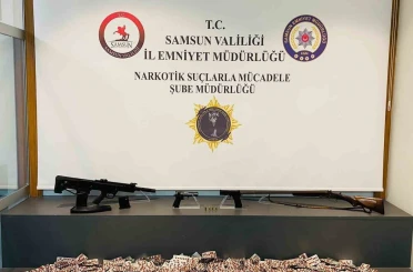 Samsun’da 10 bin sentetik ecza ele geçirildi: 4 gözaltı 