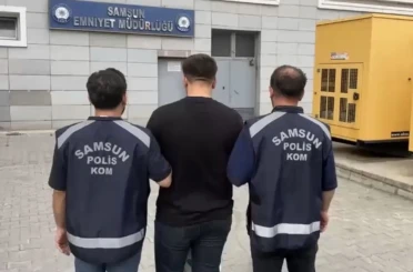 Samsun’da 10 yıl 8 ay hapis cezası olan cezaevi firarisi yakalandı 