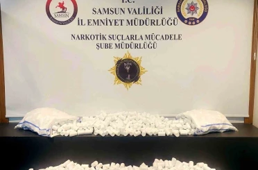 Samsun’da 51 bin 800 uyuşturucu hap ele geçirildi 