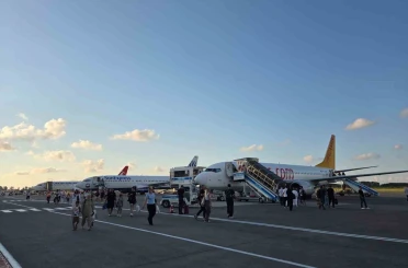 Samsun’da 7 ayda yaklaşık 1 milyon yolcuya havayolu hizmeti verildi 
