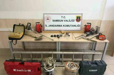 Samsun’da kaçak kazı yapan 6 kişi yakalandı 