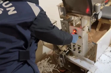 Samsun’da kaçak sigara imalathanesine baskın 